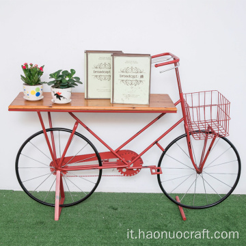 scaffale in legno per biciclette scaffale antico negozio di fiori